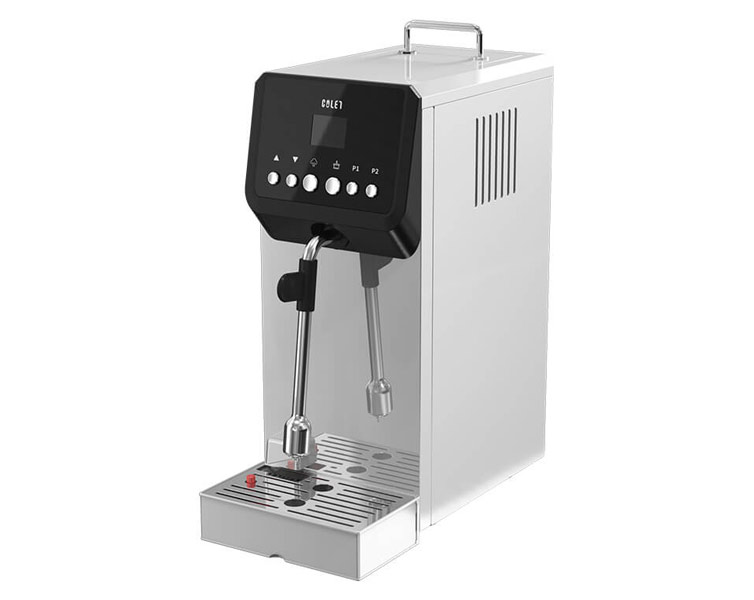 220v Electric Steam Milk Frother Commercial Milk Foaming Machine Coffee  Shop Professional Milk Steamer (Size : CN)